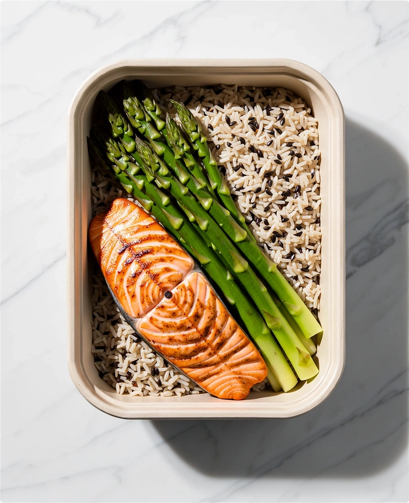 Balanced daily menu example